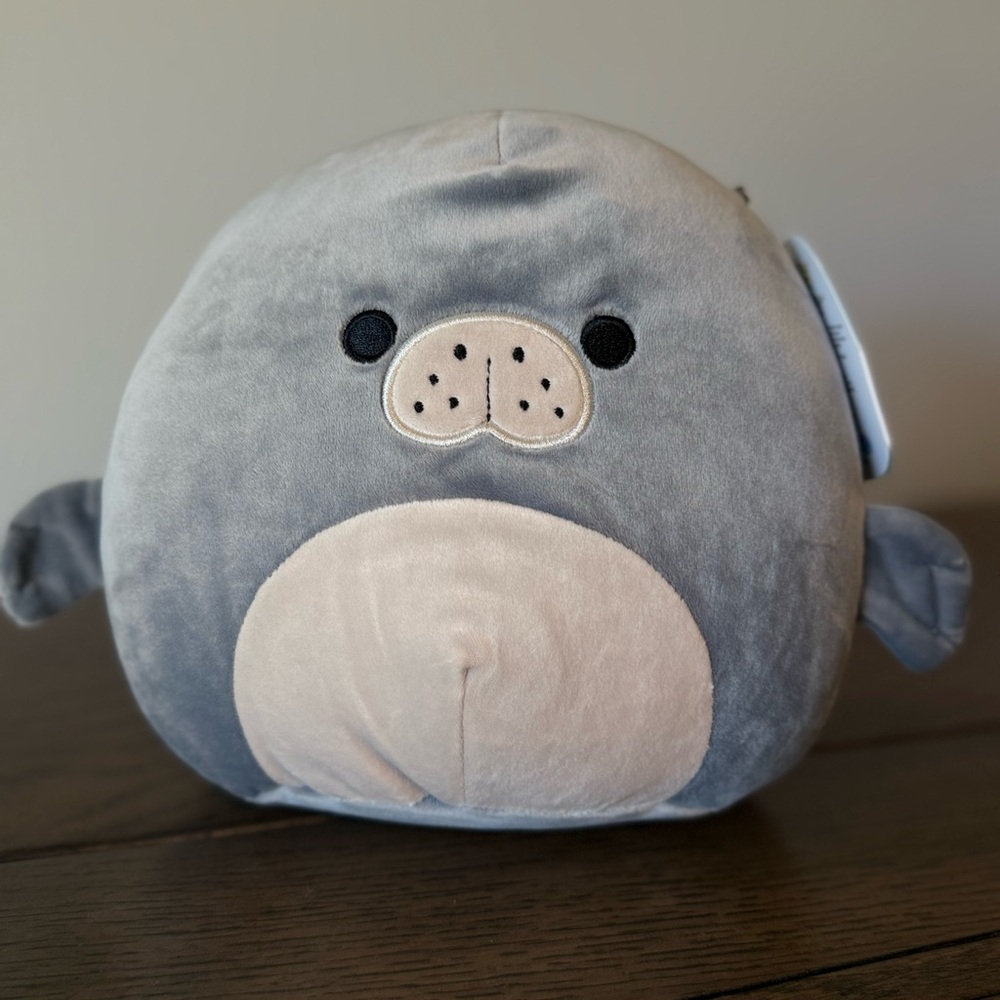 Squishmallows - Matt - Gray Plush Seal Stuffed Animal with Gray Belly